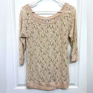 Express Crochet Sheer Top